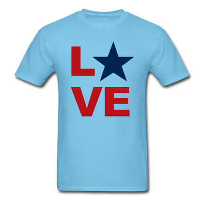 Love Unisex Classic T-Shirt - aquatic blue