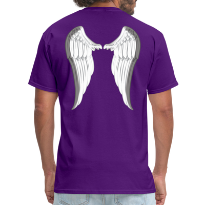 Angel Wings Unisex Classic T-Shirt - purple