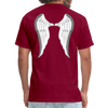 Angel Wings Unisex Classic T-Shirt - burgundy