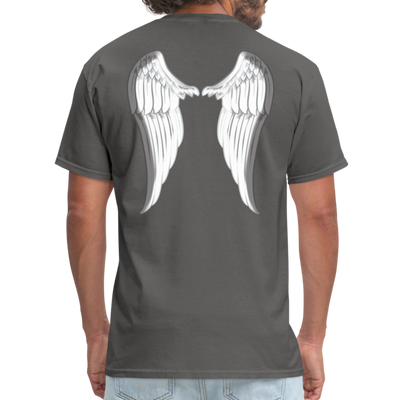 Angel Wings Unisex Classic T-Shirt - charcoal