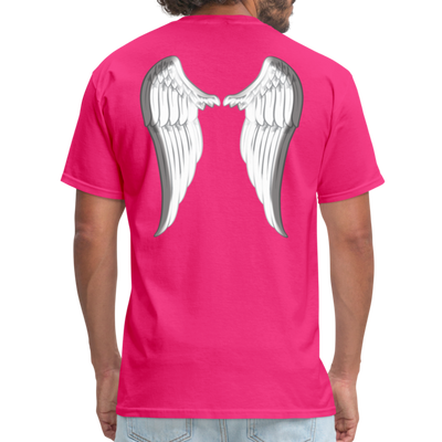 Angel Wings Unisex Classic T-Shirt - fuchsia