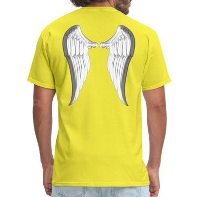 Angel Wings Unisex Classic T-Shirt - yellow