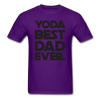 Yoda Best Dad Unisex Classic T-Shirt - purple