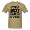 Yoda Best Dad Unisex Classic T-Shirt - khaki