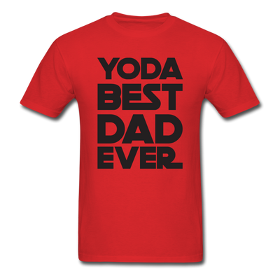 Yoda Best Dad Unisex Classic T-Shirt - red