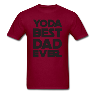 Yoda Best Dad Unisex Classic T-Shirt - burgundy