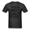 Yoda Best Dad Unisex Classic T-Shirt - heather black