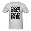 Yoda Best Dad Unisex Classic T-Shirt - heather gray