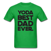 Yoda Best Dad Unisex Classic T-Shirt - bright green