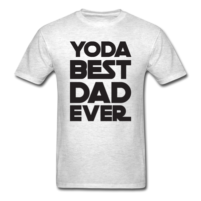 Yoda Best Dad Unisex Classic T-Shirt - light heather gray