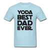 Yoda Best Dad Unisex Classic T-Shirt - powder blue