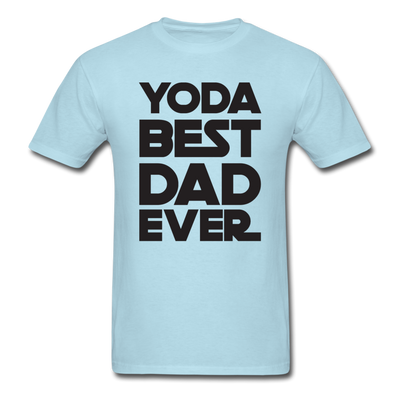 Yoda Best Dad Unisex Classic T-Shirt - powder blue