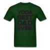 Yoda Best Dad Unisex Classic T-Shirt - forest green
