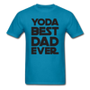 Yoda Best Dad Unisex Classic T-Shirt - turquoise
