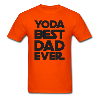 Yoda Best Dad Unisex Classic T-Shirt - orange