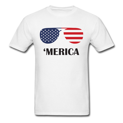 America Sunglasses Unisex Classic T-Shirt - white