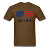 America Sunglasses Unisex Classic T-Shirt - brown