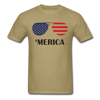 America Sunglasses Unisex Classic T-Shirt - khaki