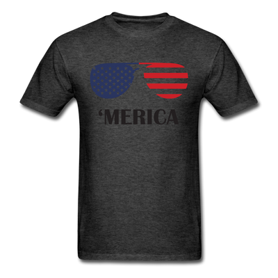 America Sunglasses Unisex Classic T-Shirt - heather black