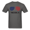 America Sunglasses Unisex Classic T-Shirt - charcoal