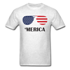 America Sunglasses Unisex Classic T-Shirt - light heather gray