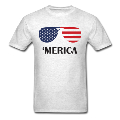 America Sunglasses Unisex Classic T-Shirt - light heather gray