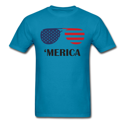 America Sunglasses Unisex Classic T-Shirt - turquoise