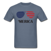 America Sunglasses Unisex Classic T-Shirt - denim