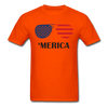 America Sunglasses Unisex Classic T-Shirt - orange