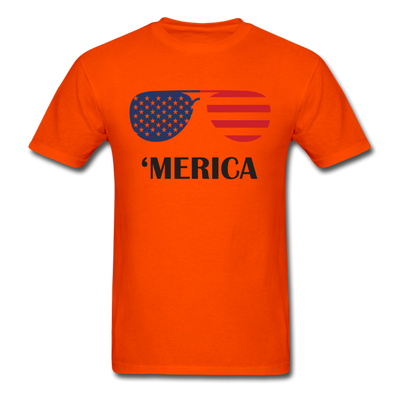 America Sunglasses Unisex Classic T-Shirt - orange