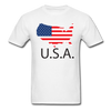 USA Unisex Classic T-Shirt - white
