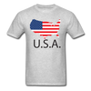 USA Unisex Classic T-Shirt - heather gray