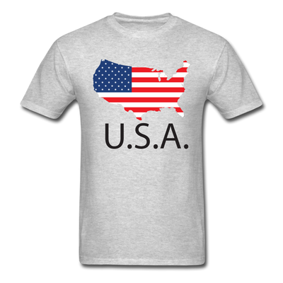 USA Unisex Classic T-Shirt - heather gray