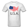 USA Unisex Classic T-Shirt - light heather gray