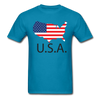 USA Unisex Classic T-Shirt - turquoise