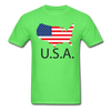 USA Unisex Classic T-Shirt - kiwi
