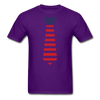 America Tie Unisex Classic T-Shirt - purple