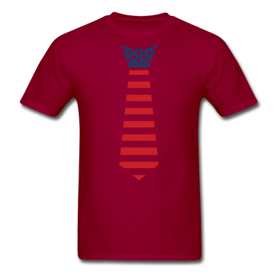 America Tie Unisex Classic T-Shirt - dark red