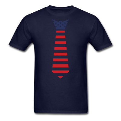 America Tie Unisex Classic T-Shirt - navy