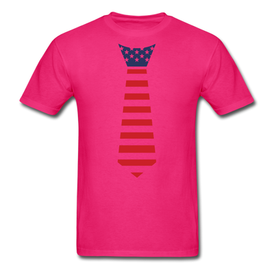 America Tie Unisex Classic T-Shirt - fuchsia