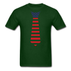 America Tie Unisex Classic T-Shirt - forest green