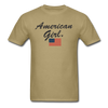 America Girl Unisex Classic T-Shirt - khaki