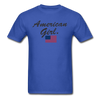 America Girl Unisex Classic T-Shirt - royal blue