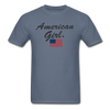 America Girl Unisex Classic T-Shirt - denim