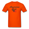 America Girl Unisex Classic T-Shirt - orange