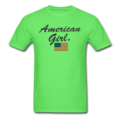 America Girl Unisex Classic T-Shirt - kiwi