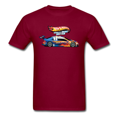 Hotwheels Unisex Classic T-Shirt - burgundy