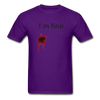 I'm Fine Unisex Classic T-Shirt - purple
