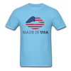 Made In USA Unisex Classic T-Shirt - aquatic blue