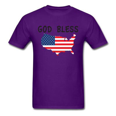 God Bless Unisex Classic T-Shirt - purple